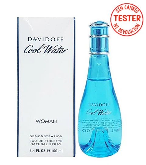 COOL WATER WOMAN EDT 100 ML (TESTER-SIN TAPA) - DAVIDOFF