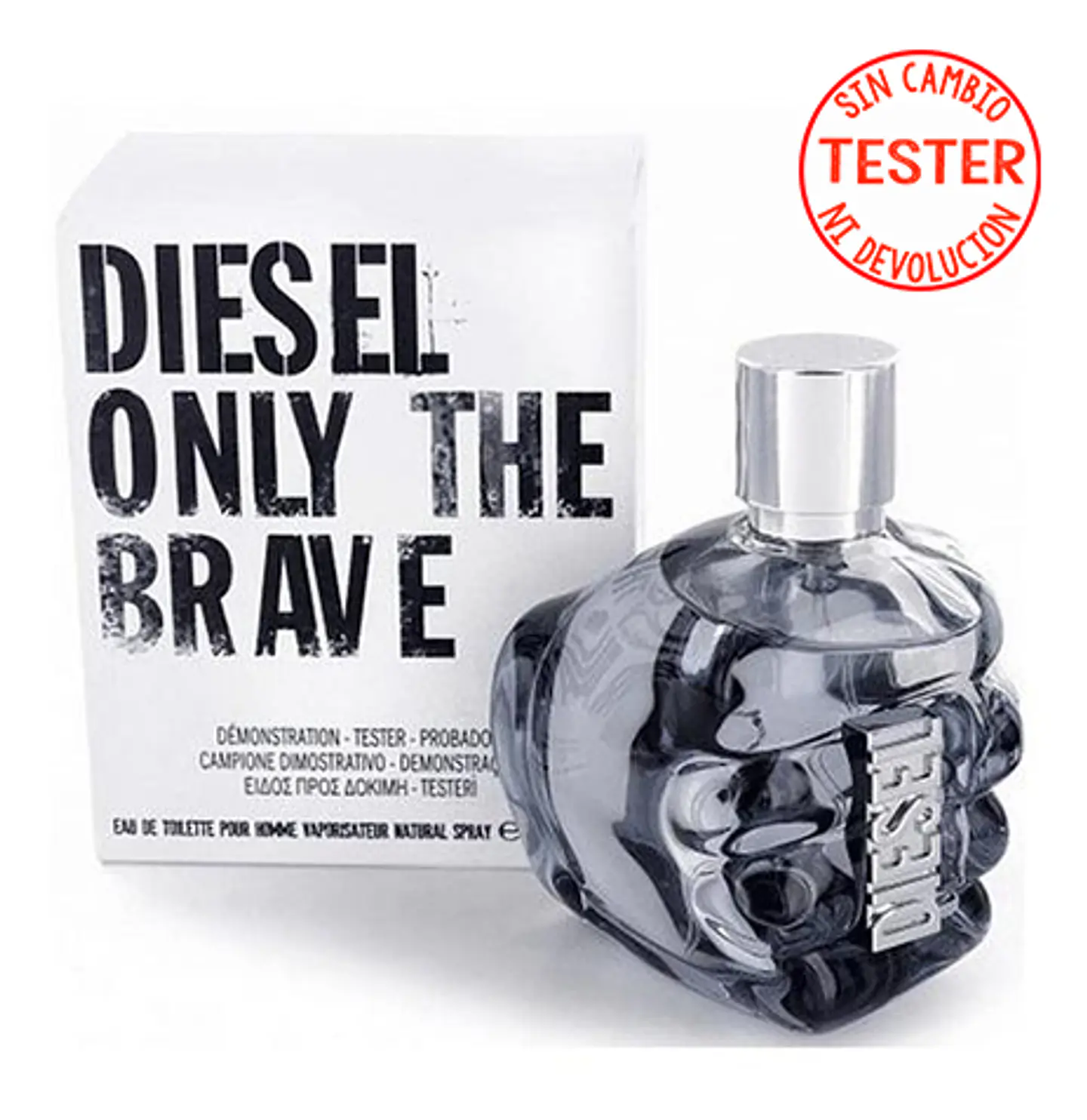 ONLY THE BRAVE EDT 75 ML (TESTER - PROBADOR) - DIESEL  1