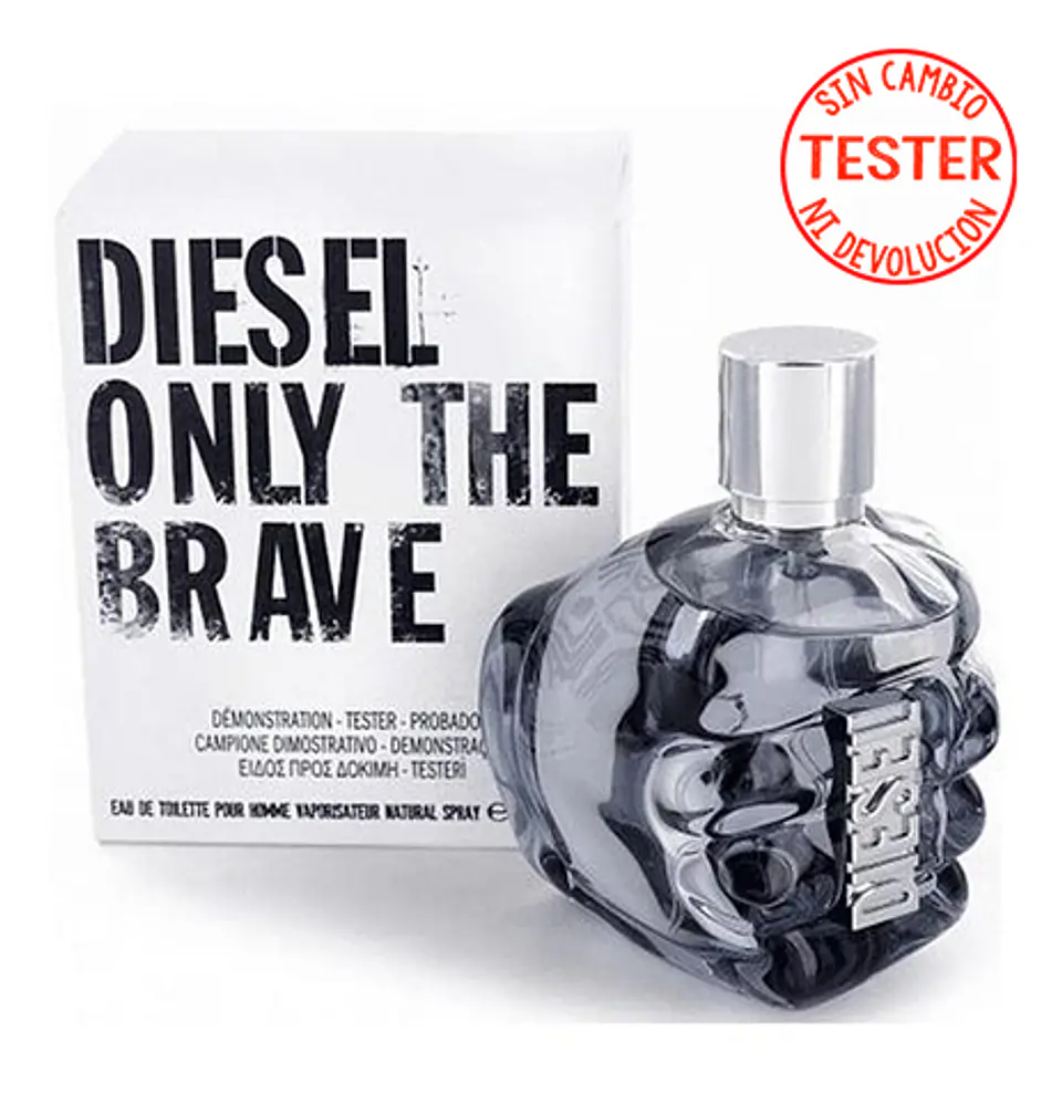 ONLY THE BRAVE EDT 75 ML (TESTER - PROBADOR) - DIESEL  1