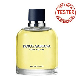 DOLCE POUR HOMME EDT 125 ML (TESTER - SIN TAPA) - DOLCE & GABBANA