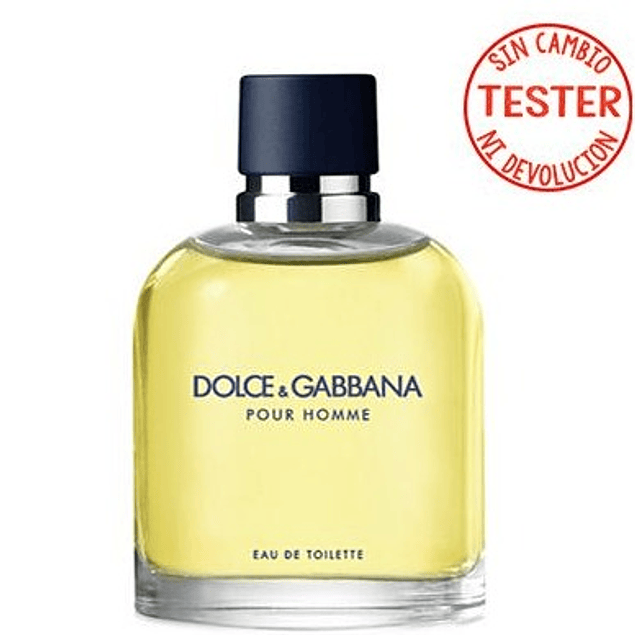 DOLCE POUR HOMME EDT 125 ML (TESTER - SIN TAPA) - DOLCE & GABBANA