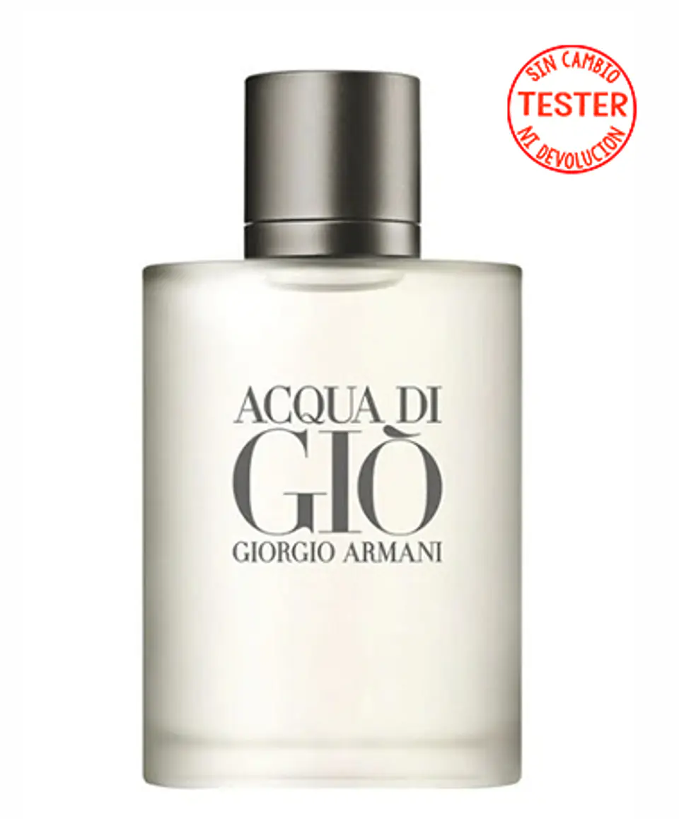 ACQUA DI GIO HOMME EDT 100 ML RECARGABLE (TESTER SIN TAPA) - ARMANI 1