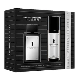 THE SECRET EDT 100 ML + DEODORANT 150 ML ESTUCHE  - ANTONIO BANDERAS
