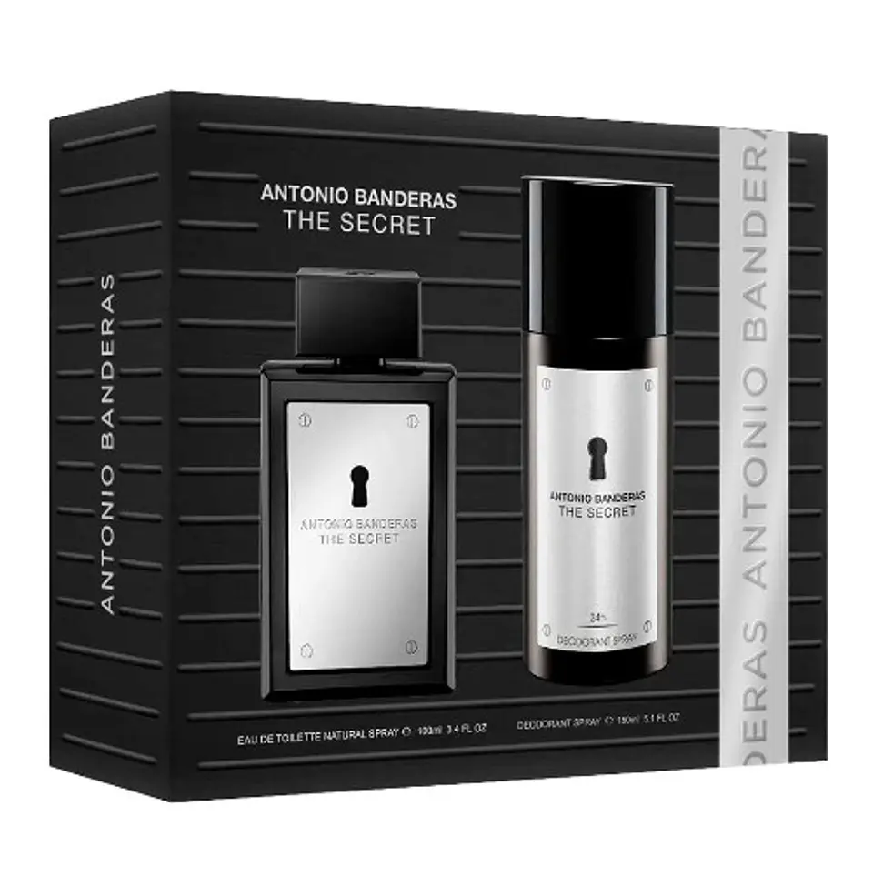 THE SECRET EDT 100 ML + DEODORANT 150 ML ESTUCHE  - ANTONIO BANDERAS 1