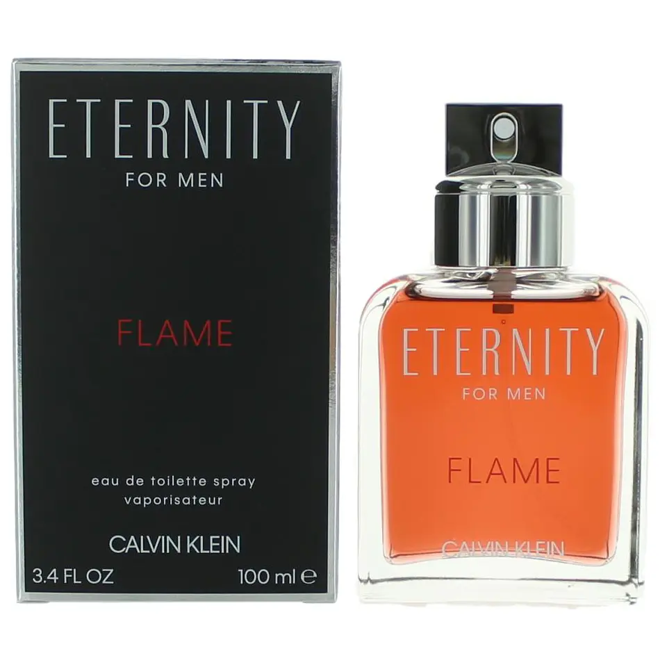 ETERNITY FLAME MEN EDT 100 ML - CALVIN KLEIN 1
