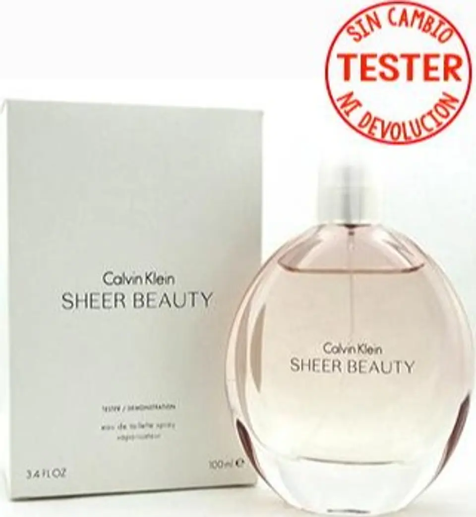 SHEER BEAUTY EDT 100 ML (TESTER - SIN TAPA) CALVIN KLEIN 1