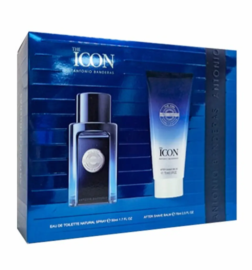 THE ICON EDT 50 ML + AFTER SHAVE 75 ML  ESTUCHE - ANTONIO BANDERAS 1