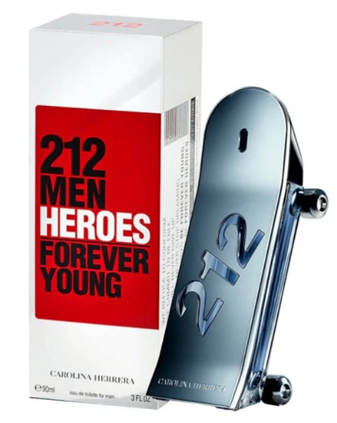 212 MEN HEROES EDT 90 ML - CAROLINA HERRERA