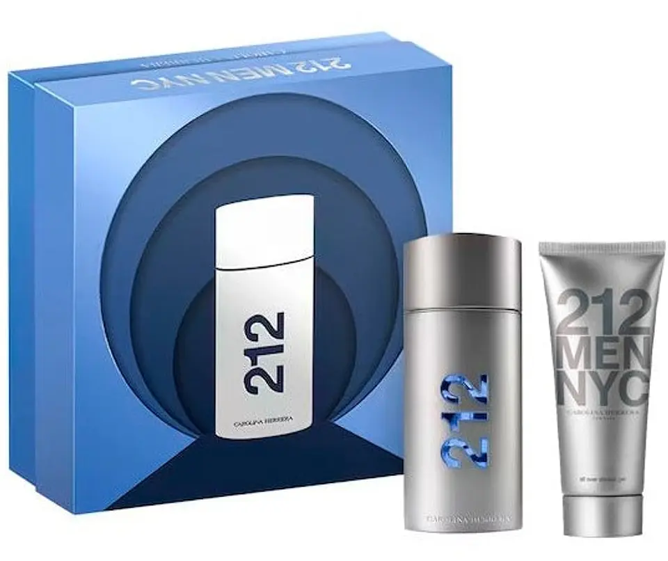 212 MEN NYC EDT 100 ML + ALL OVER SHOWER GEL 100 ML ESTUCHE - CAROLINA HERRERA 1