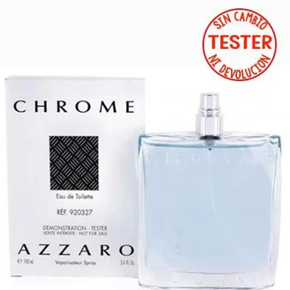 CHROME EDT 100 ML (TESTER- SIN TAPA) - AZZARO 1
