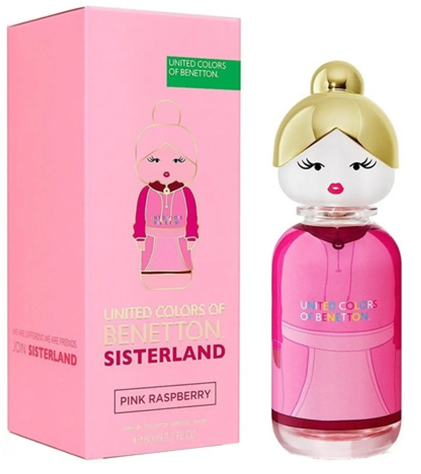 SISTERLAND PINK RASPBERRY EDT 80 ML -  BENETTON 1