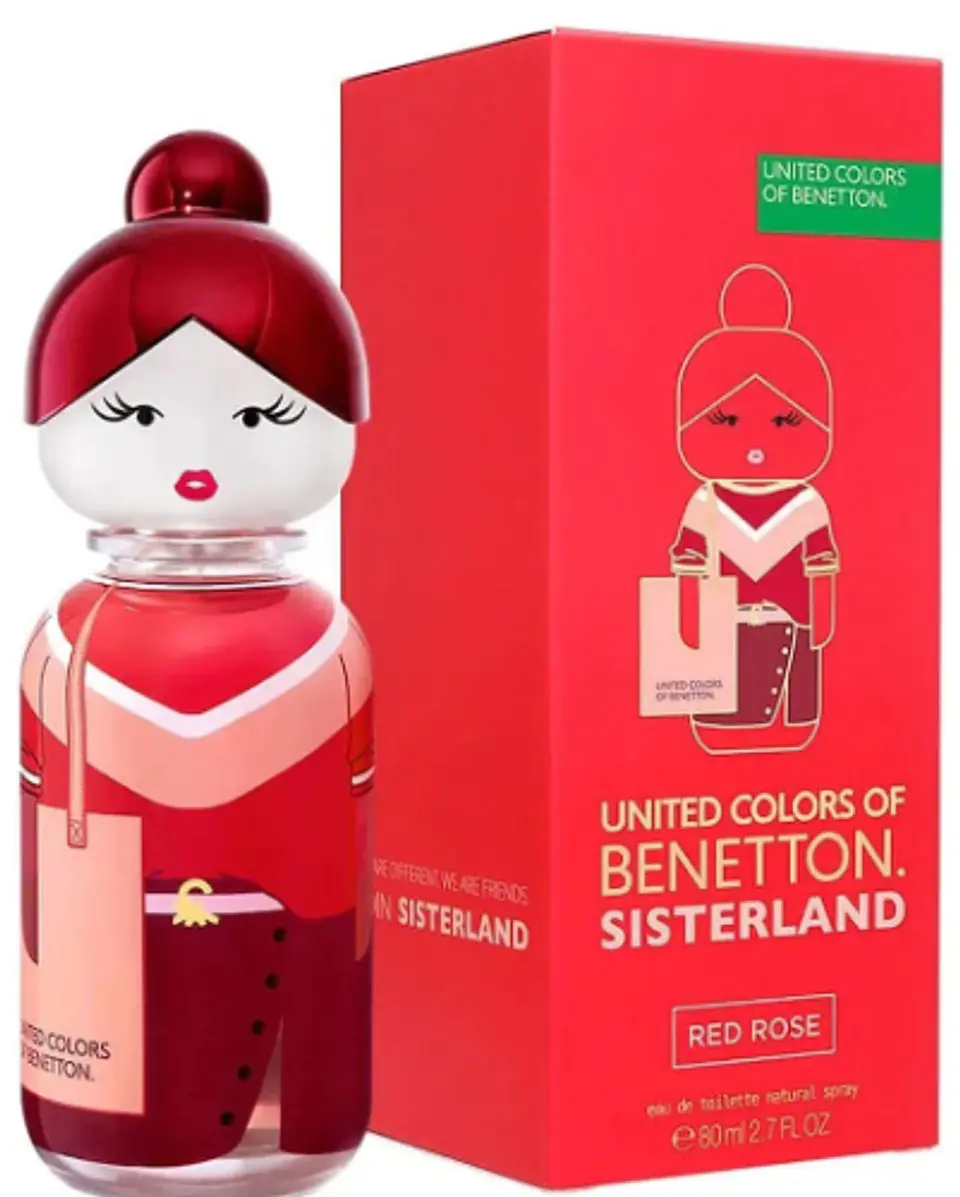 SISTERLAND RED ROSE EDT 80 ML - BENETTON 1