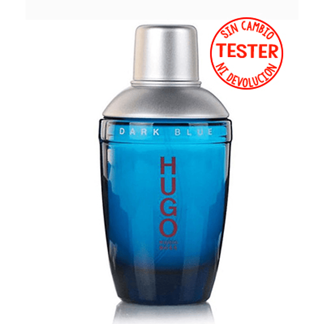 HUGO DARK BLUE EDT 75 ML (TESTER - PROBADOR)  - HUGO BOSS
