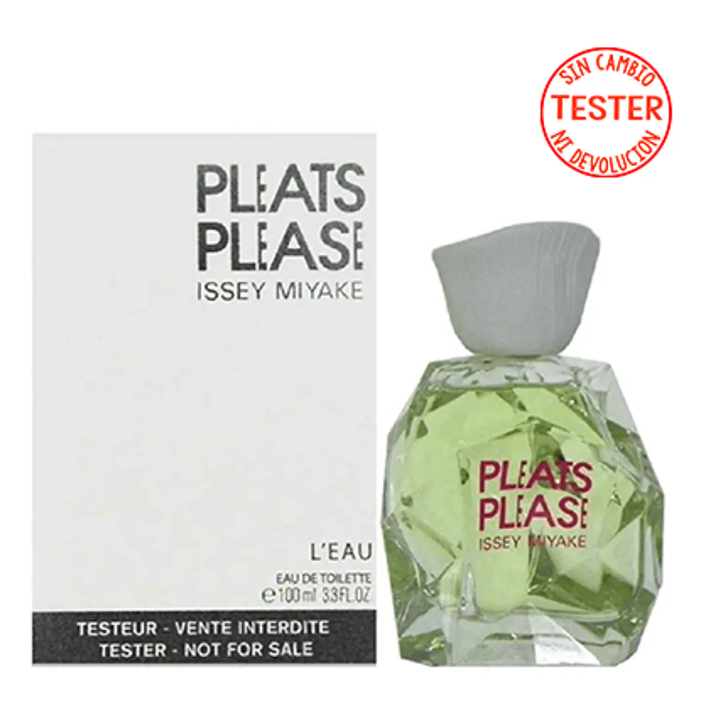 PLEATS PLEASE L'EAU EDT 100 ML (TESTER-PROBADOR) - ISSEY MIYAKE 1