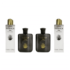 TEQUILA GOLD POUR HOMME EDP 100 ML + B/LOTION 175 ML +  A/SHAVE 100 ML + S/GEL 170 ML - TEQUILA