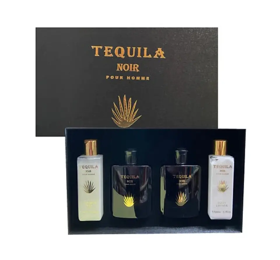 TEQUILA NOIR HOMBRE EDP 100 ML + 170 ML B/L + 100 ML A/S+170 ML S/G - ESTUCHE - TEQUILA 1