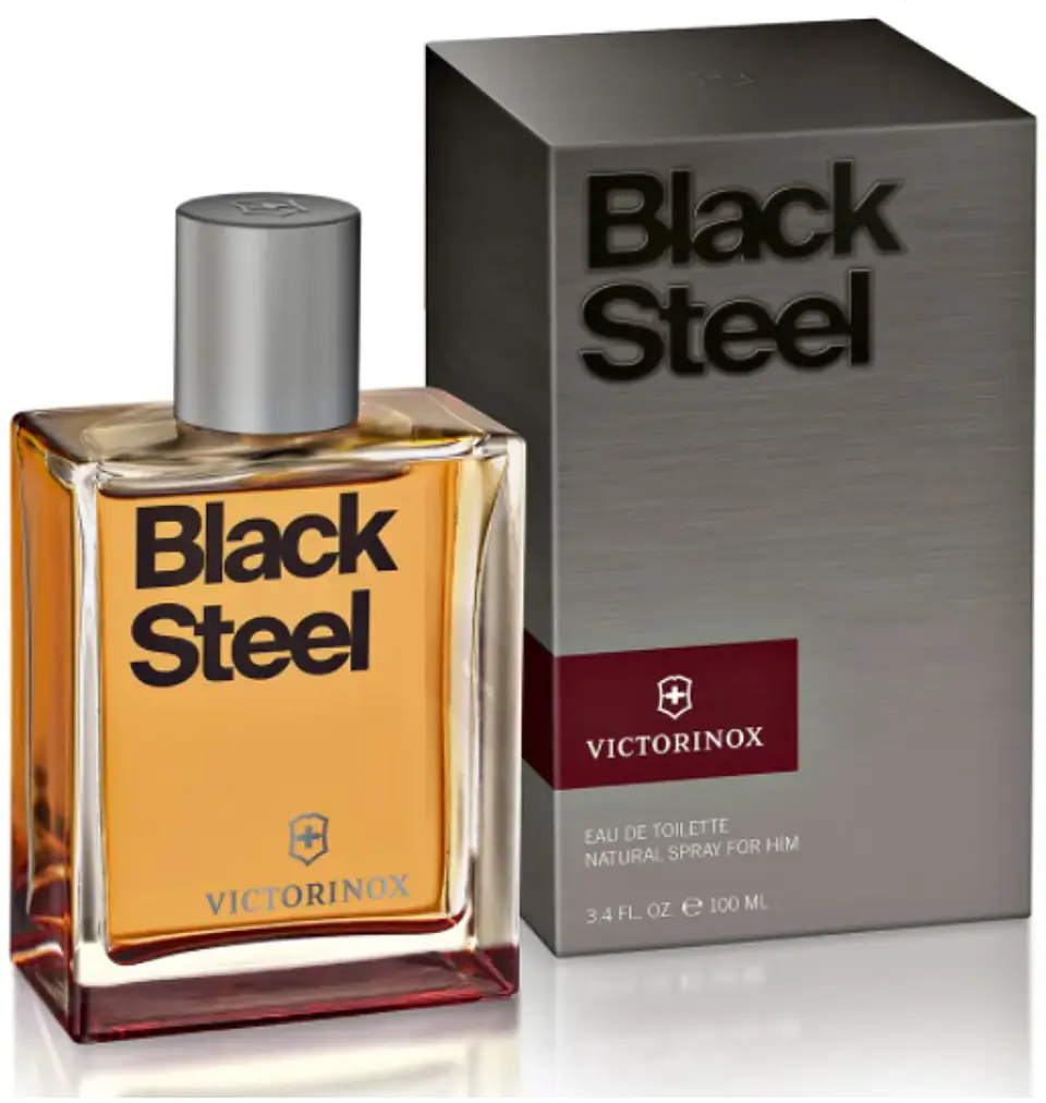BLACK STEEL EDT 100 ML - VICTORINOX SWISS ARMY 1