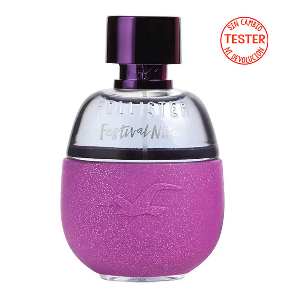 FESTIVAL NITE FOR HER EDP 100 ML (TESTER - PROBADOR) -  HOLLISTER 1