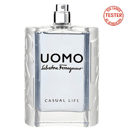 UOMO CASUAL LIFE EDT 100 ML (TESTER - SIN TAPA) - SALVATORE FERRAGAMO