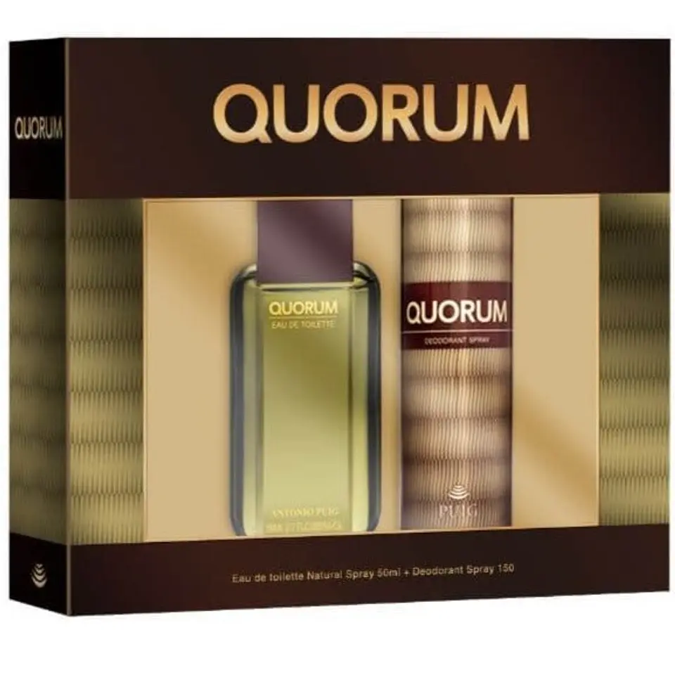 QUORUM EDT 50 ML + DEO 150 ML ESTUCHE - PUIG 1