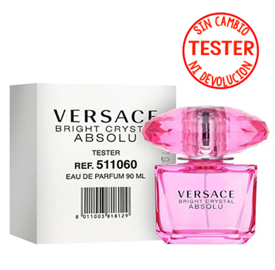 BRIGHT CRYSTAL ABSOLU EDP 90 ML (TESTER - PROBADOR) - VERSACE 1
