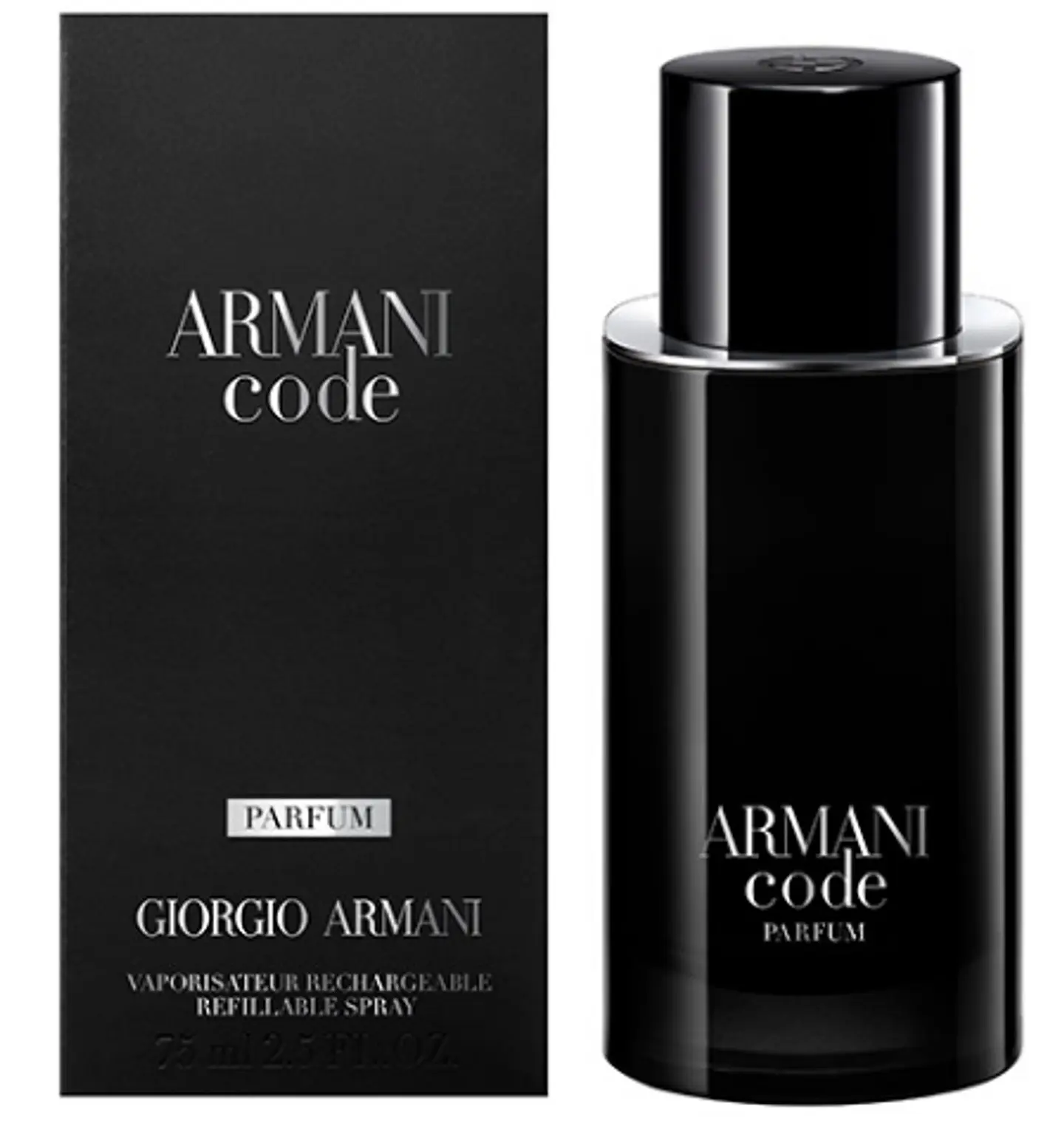 ARMANI CODE PARFUM 75 ML PARA HOMBRES (RECARGABLE) - ARMANI 1