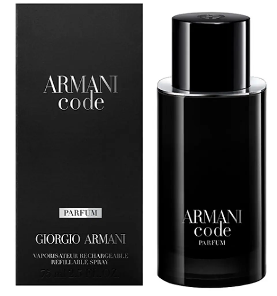 ARMANI CODE PARFUM 75 ML PARA HOMBRES (RECARGABLE) - ARMANI 1