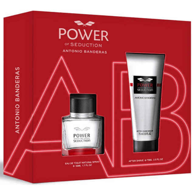 POWER OF SEDUCTION EDT 50 ML + A/S BALM 75 ML ESTUCHE - ANTONIO BANDERAS