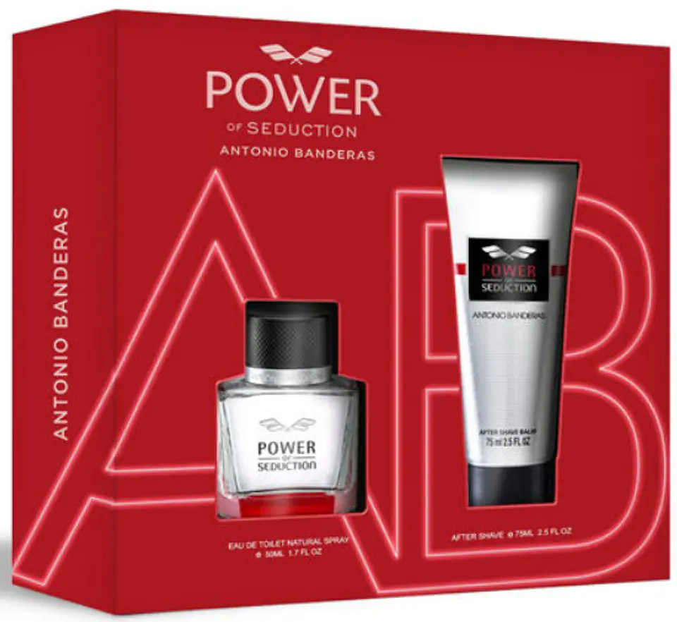 POWER OF SEDUCTION EDT 50 ML + A/S BALM 75 ML ESTUCHE - ANTONIO BANDERAS 1