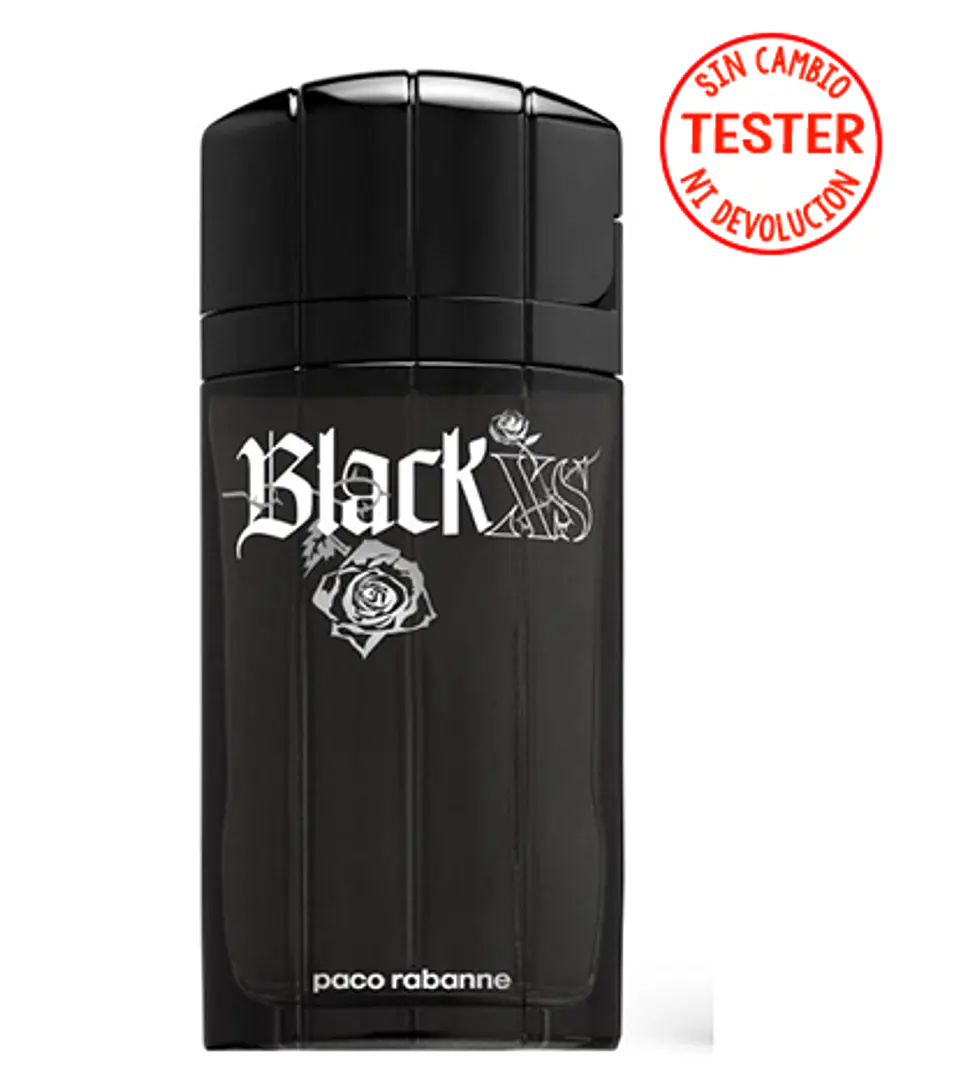 BLACK XS MEN EDT 100 ML (ENVASE ANTIGUO - TESTER) - PACO RABANNE 1