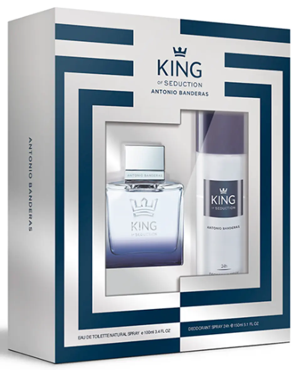 KING OF SEDUCTION EDT 100 ML + DEO 150 ML ESTUCHE - ANTONIO BANDERA 1