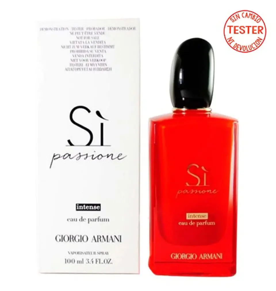 SÌ PASSIONE INTENSE EDP 100 ML (TESTER-PROBADOR) - GIORGIO ARMANI 1