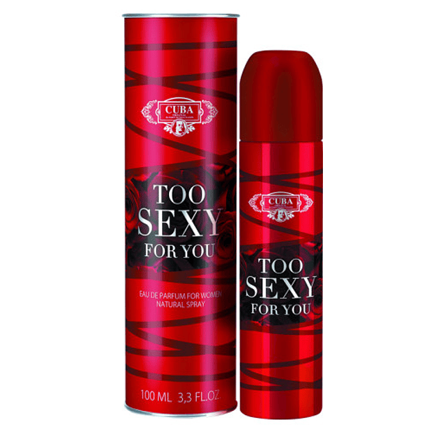 CUBA TOO SEXY FOR YOU EDP 100 ML FOR WOMAN - CUBA