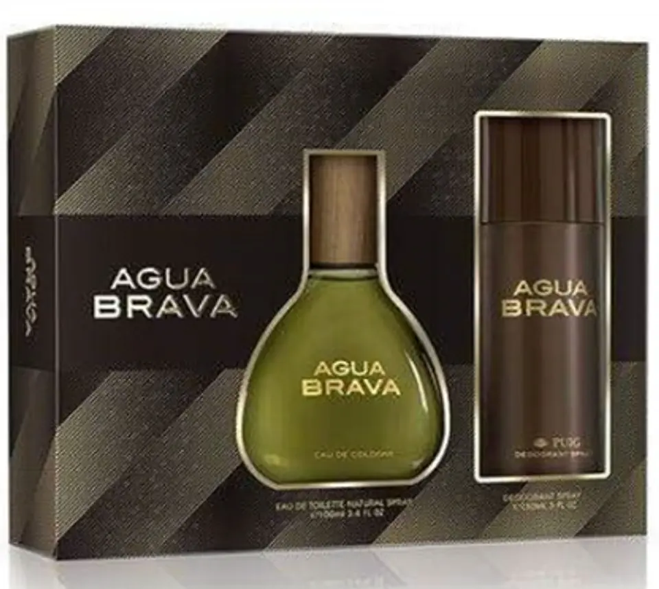 AGUA BRAVA  EDC 100 ML + DEO 150 ML  ESTUCHE - PUIG 1