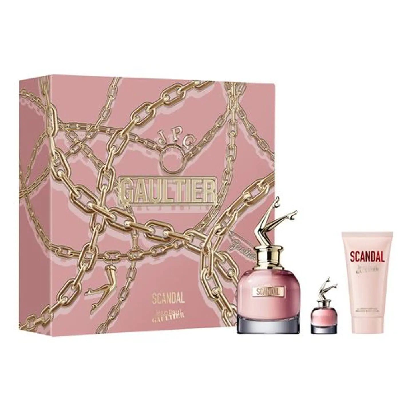 SCANDAL EDP 80 ML + TRAVEL EDP 6 ML + BODY LOTION 75 ML ESCUCHE - JEAN PAUL GAULTIER 1