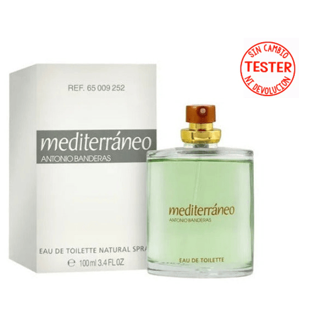 MEDITERRANEO EDT 100 ML (TESTER - SIN TAPA) - ANTONIO BANDERAS