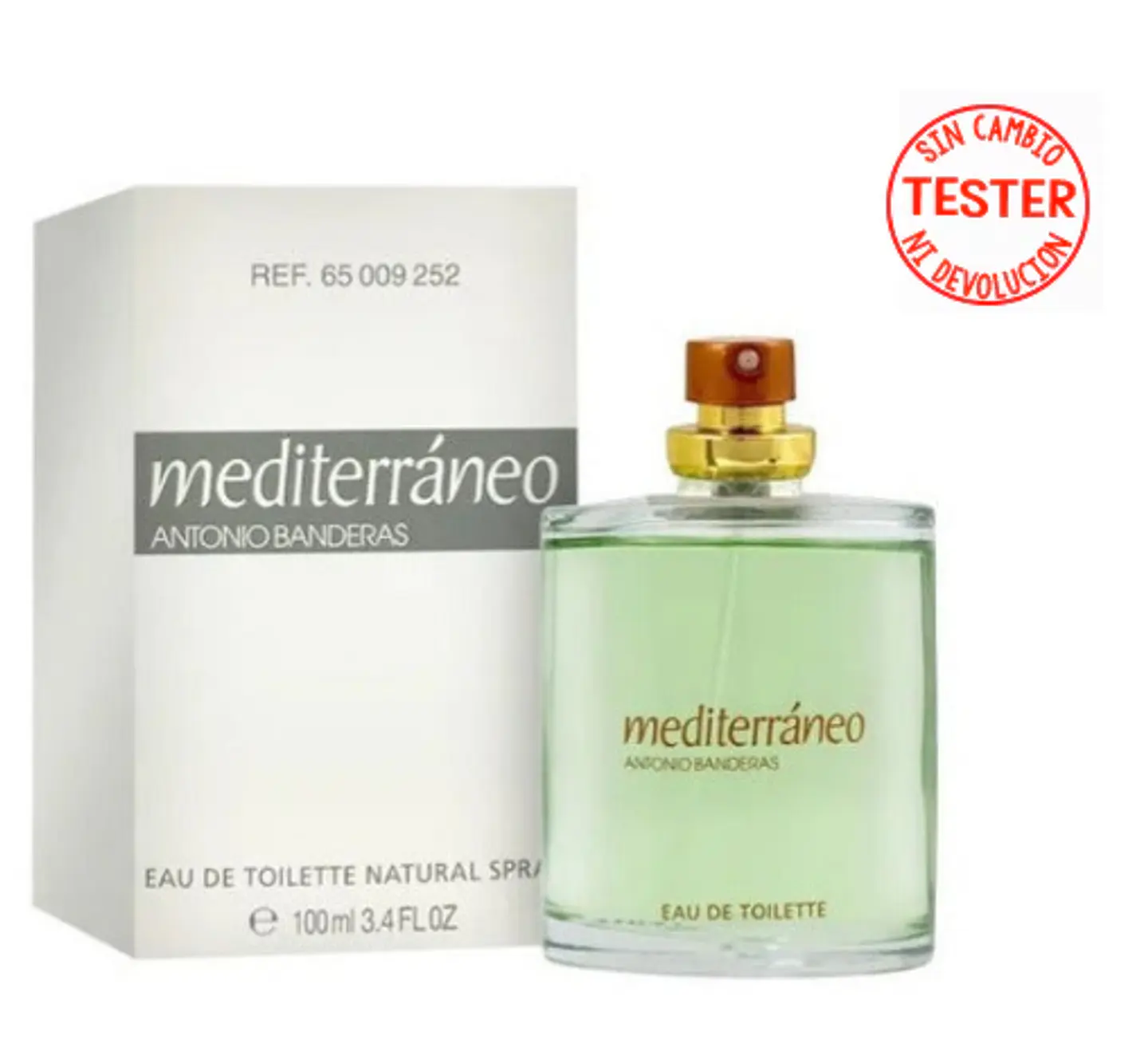 MEDITERRANEO EDT 100 ML (TESTER - SIN TAPA) - ANTONIO BANDERAS 1