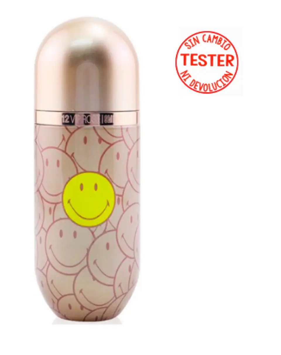212 VIP ROSÉ SMILEY EDP 80 ML (TESTER - PROBADOR) - CAROLINA HERRERA 1