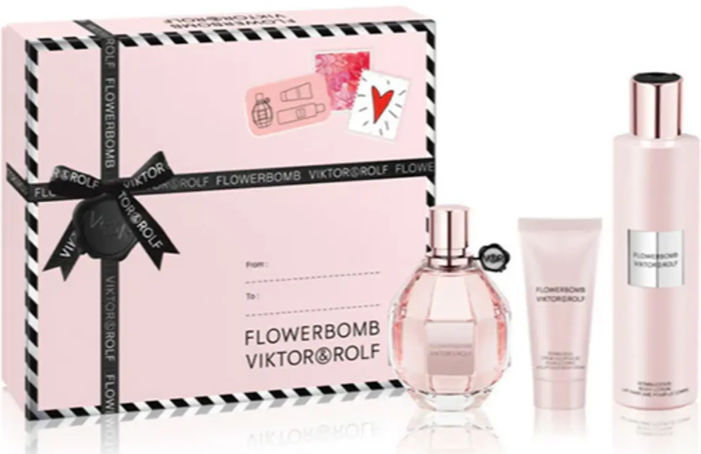 FLOWERBOMB EDP 100 ML + BODY LOTION 200 ML + CREMA DE CUERPO VOLUPTUOSA 40 ML ESTUCHE - VIKTOR&ROLF 1