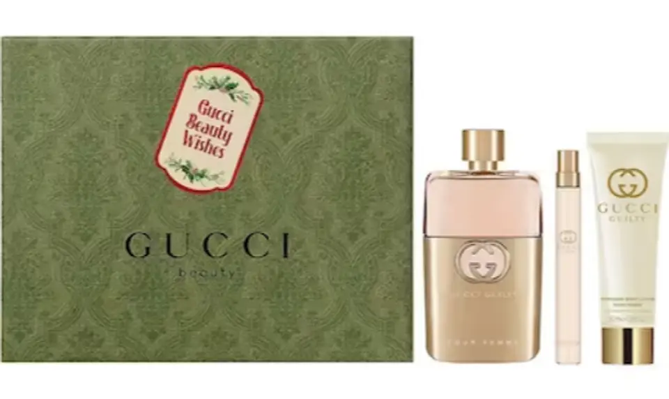 GUCCI GUILTY POUR FEMME EDP 90 ML + TRAVEL 10 ML + BODY LOTION 50 ML ESTUCHE - GUCCI 1