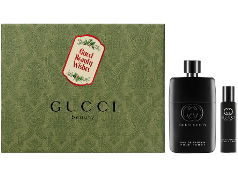 GUCCI GUILTY POUR HOMME EDP 90 ML + TRAVEL 15 ML ESTUCHE - GUCCI 1