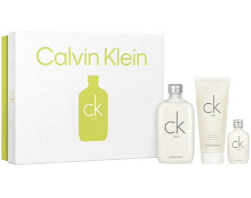 CK ONE EDT 100 ML + TRAVEL 15 ML + GEL DE BAÑO 100 ML - CALVIN KLEIN 1