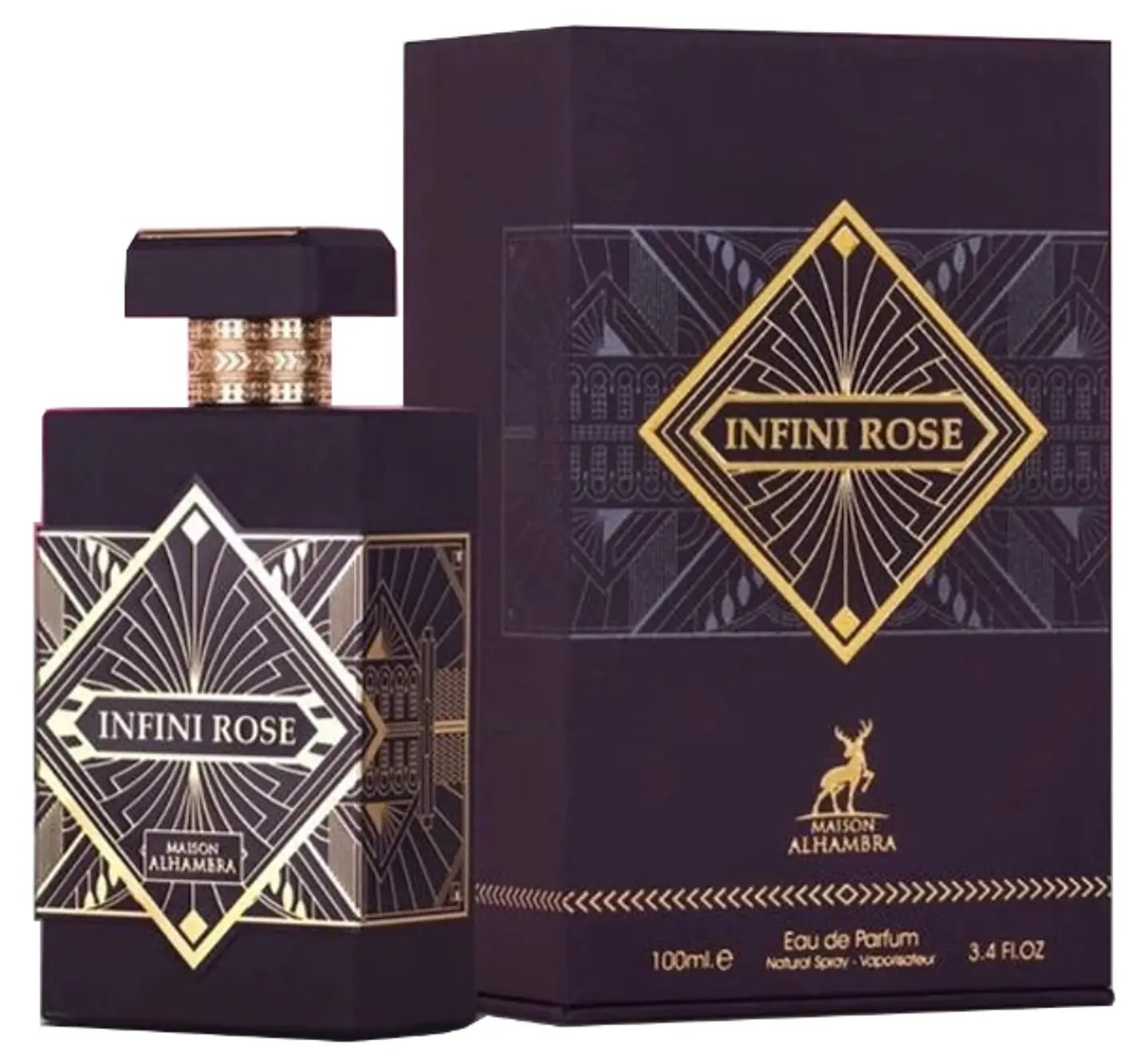 INFINI ROSE EDP 100 ML  UNISEX - MAISON ALHAMBRA 1