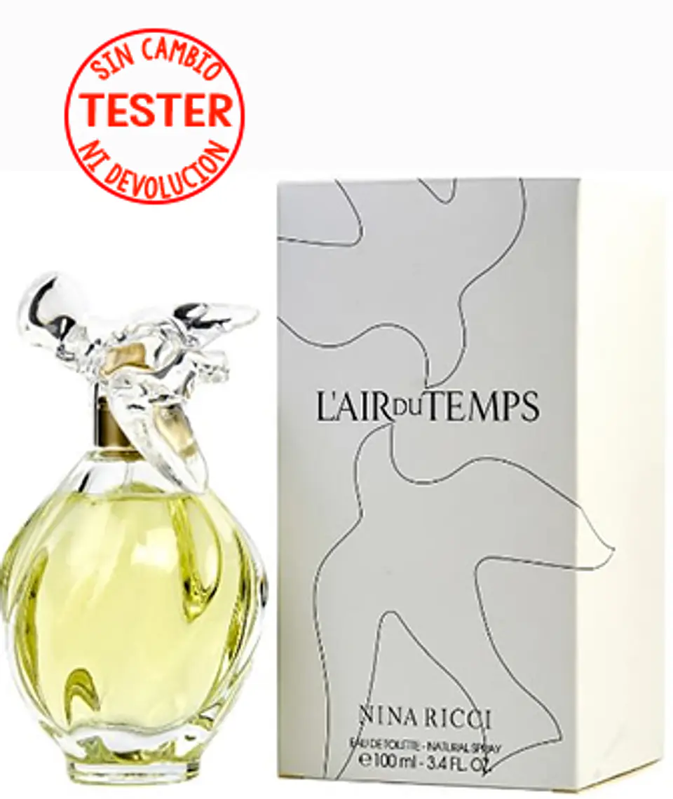 L'AIR DU TEMPS EDT 100 ML (TESTER-PROBADOR) - NINA RICCI 1
