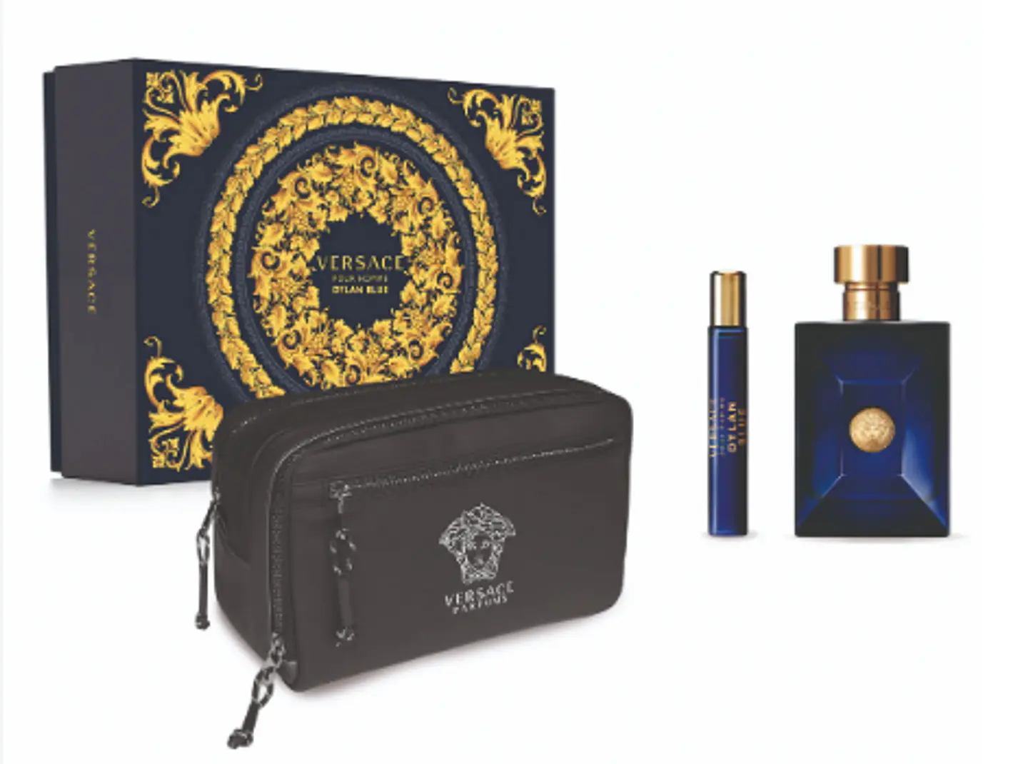 DYLAN BLUE POUR HOMME EDT 100 ML + TRAVEL EDT 10 ML + BOLSO ESTUCHE - VERSACE 1
