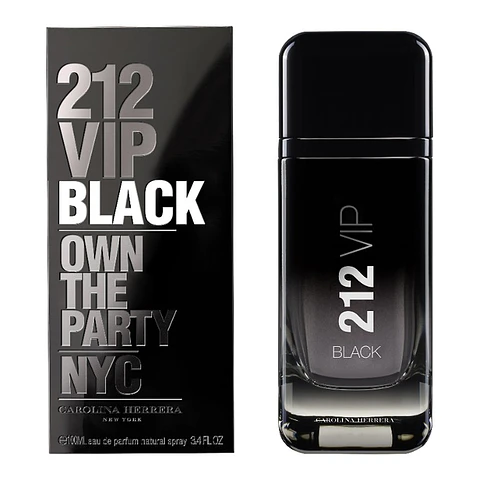 212 VIP BLACK MEN EDP 200 ML - CAROLINA HERRERA