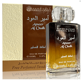 AMEER AL OUDH EDP 100 ML + PERFUME SPRAY 75 ML UNISEX - LATTAFA