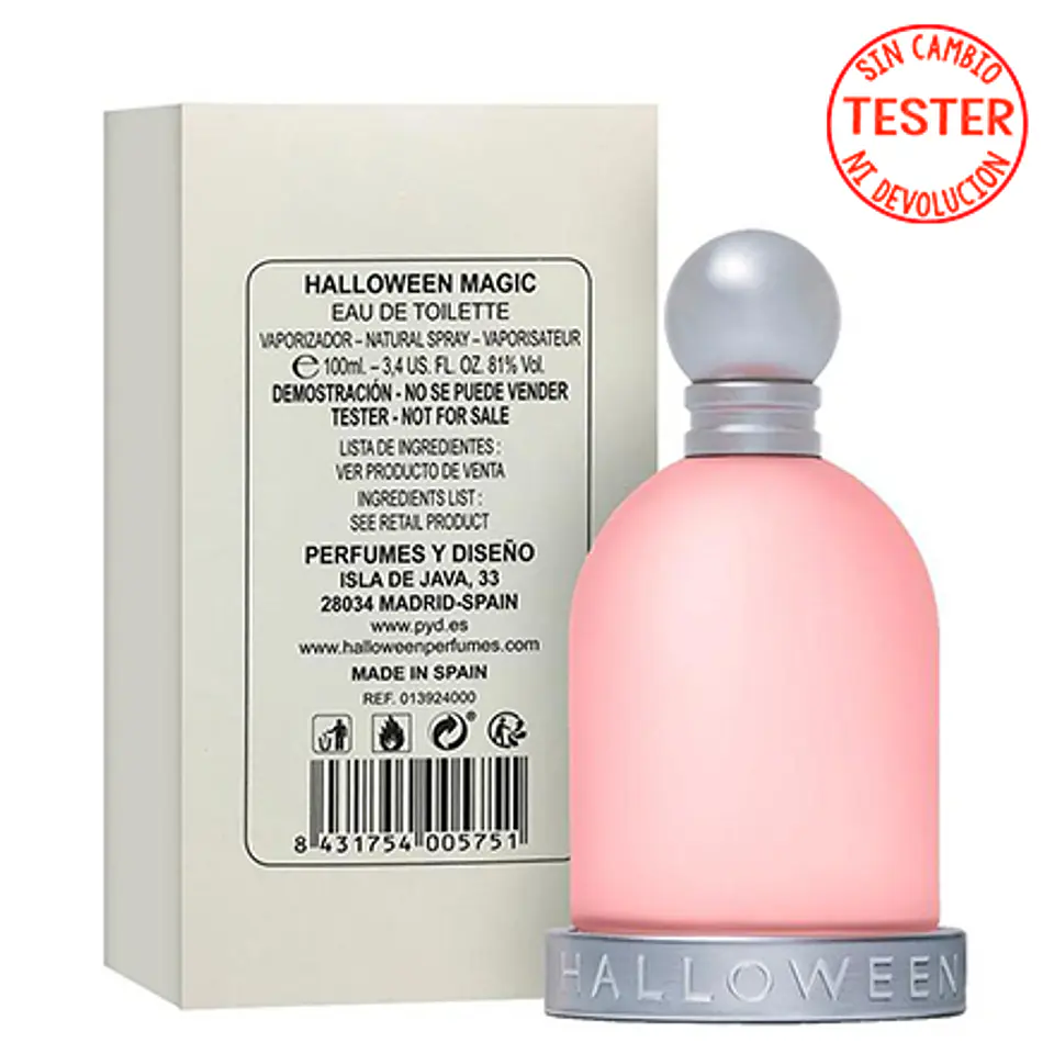 HALLOWEEN MAGIC  EDT 100 ML (TESTER-PROBADOR) - HALLOWEEN 1