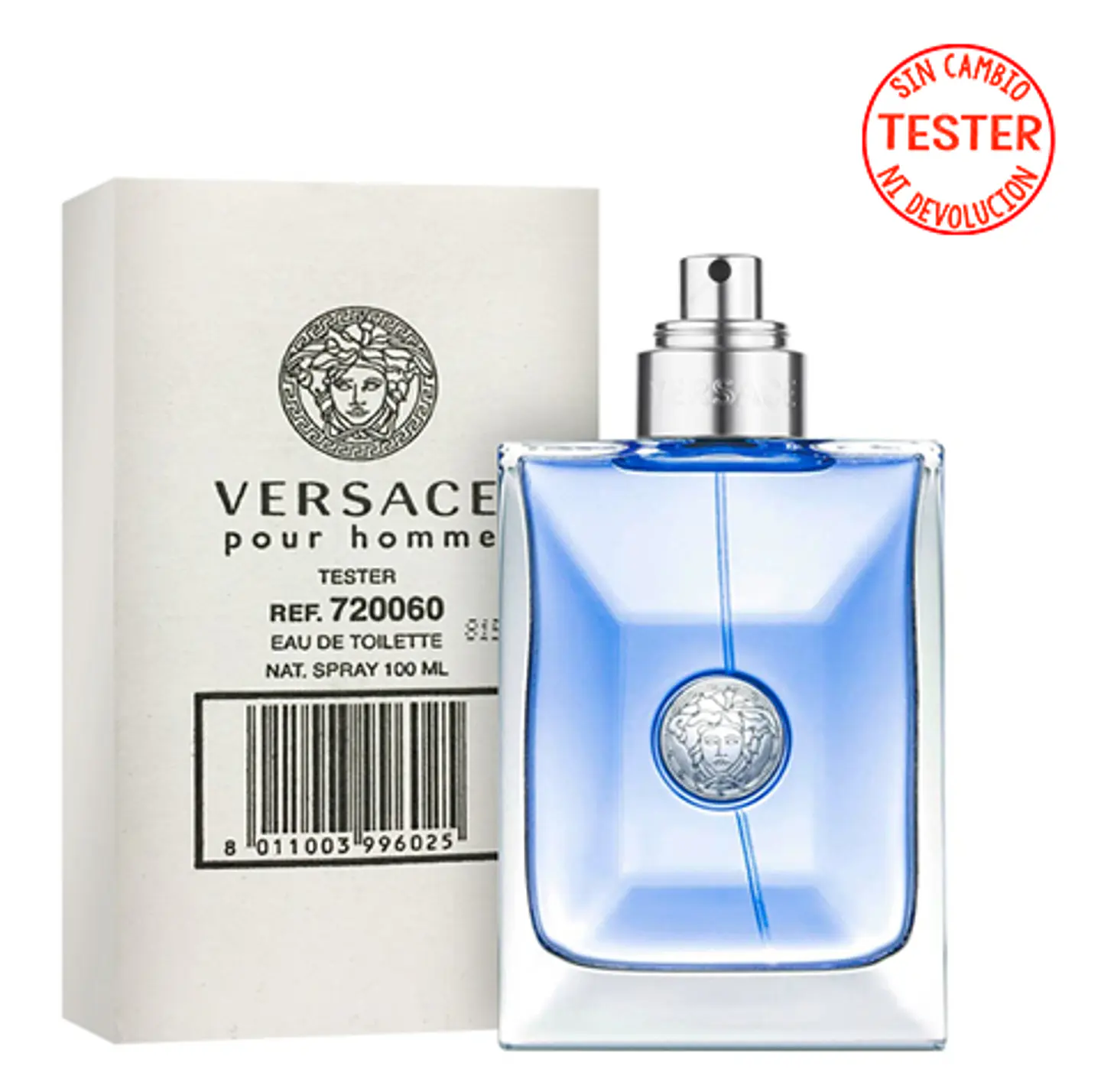 VERSACE POUR HOMME EDT 100 ML (TESTER-SIN TAPA) - VERSACE 1