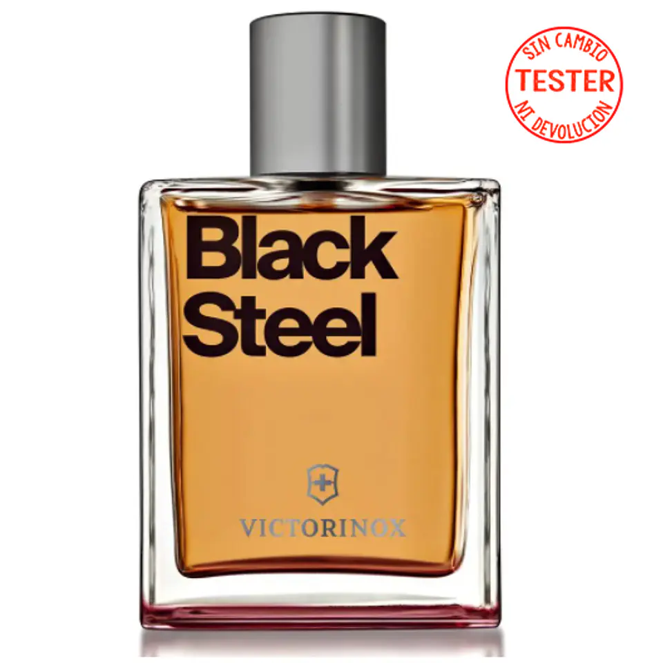 BLACK STEEL EDT 100 ML (TESTER-PROBADOR) - VICTORINOX  SWISS ARMY 1